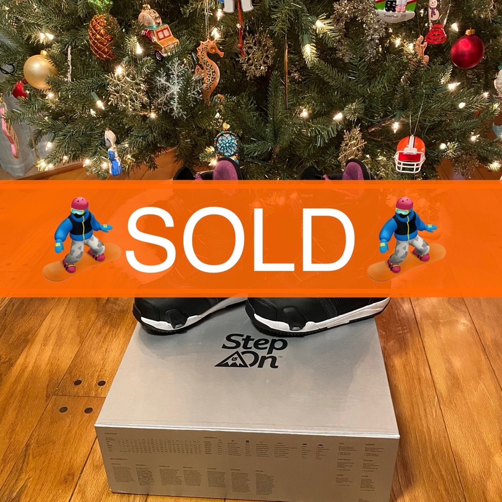 SOLD! Burton Women’s Step On Snowboarding boot 7.5